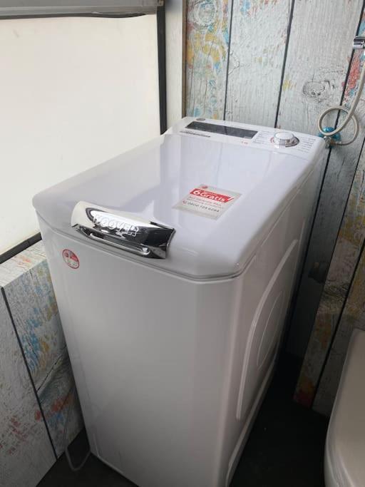 Gleis 2, Waggon Mit Ofen, Optional Mit Whirlpool Und Sauna Dahlem  Bagian luar foto