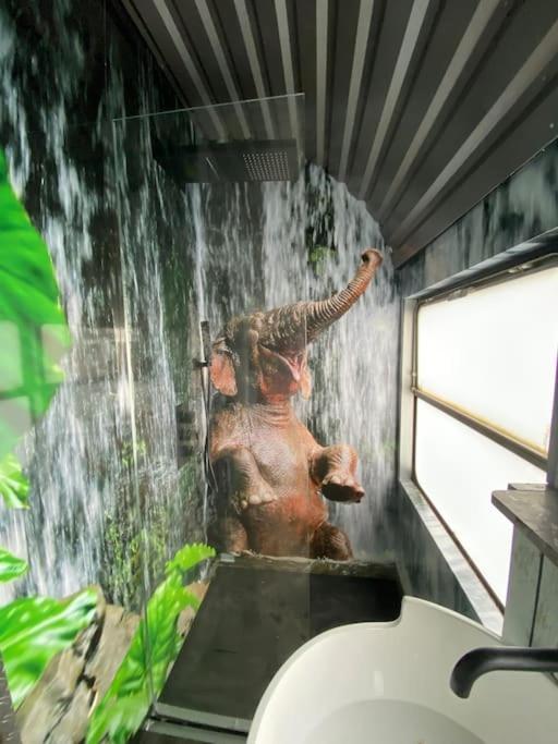 Gleis 2, Waggon Mit Ofen, Optional Mit Whirlpool Und Sauna Dahlem  Bagian luar foto