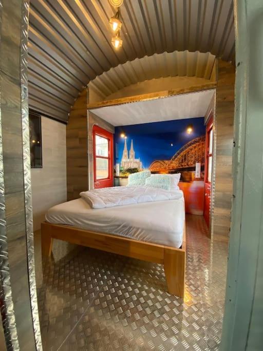 Gleis 2, Waggon Mit Ofen, Optional Mit Whirlpool Und Sauna Dahlem  Bagian luar foto
