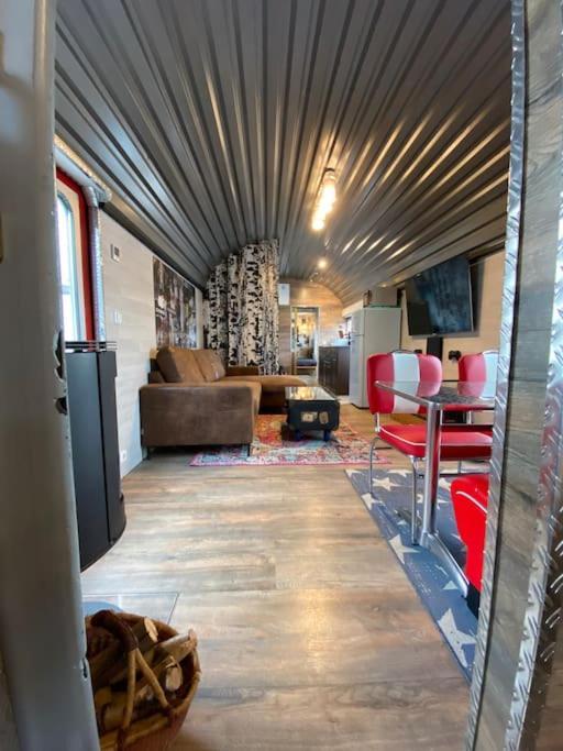 Gleis 2, Waggon Mit Ofen, Optional Mit Whirlpool Und Sauna Dahlem  Bagian luar foto