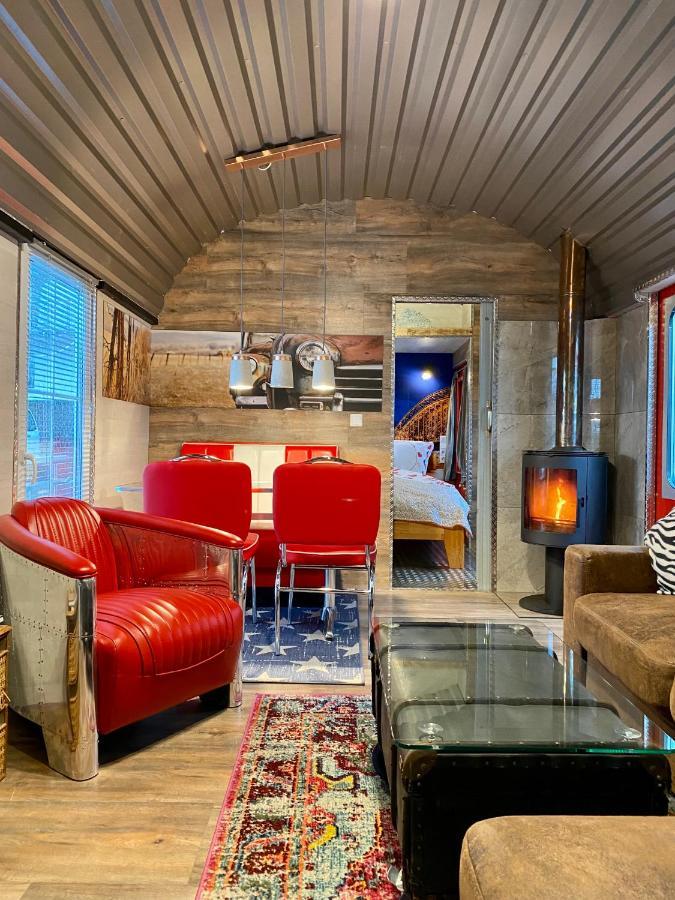 Gleis 2, Waggon Mit Ofen, Optional Mit Whirlpool Und Sauna Dahlem  Bagian luar foto