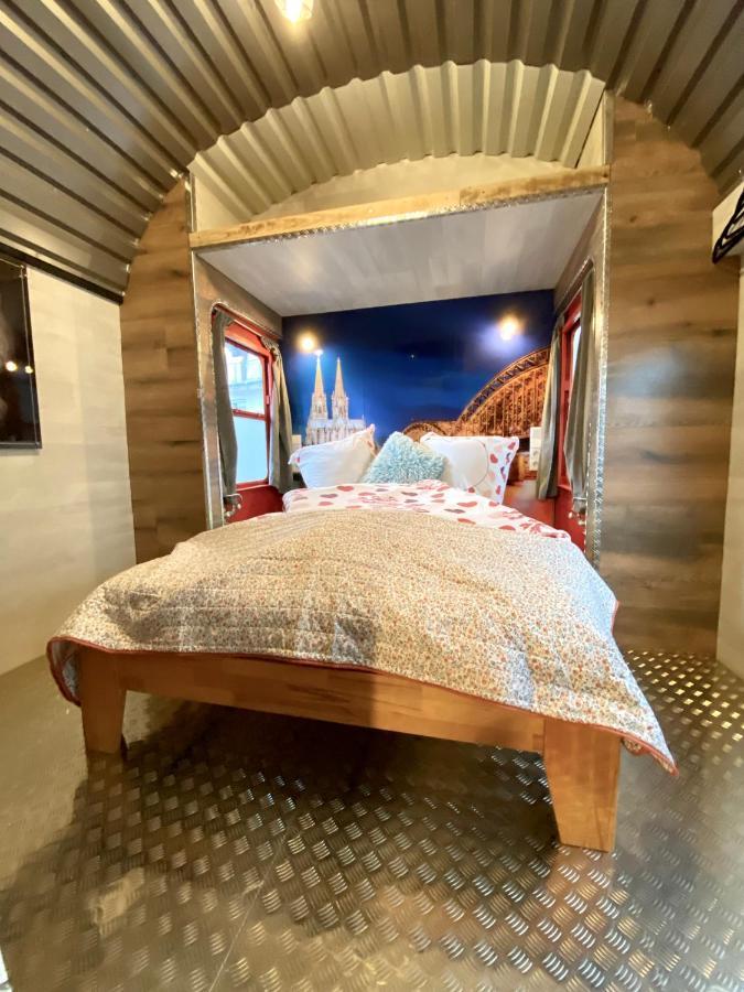 Gleis 2, Waggon Mit Ofen, Optional Mit Whirlpool Und Sauna Dahlem  Bagian luar foto