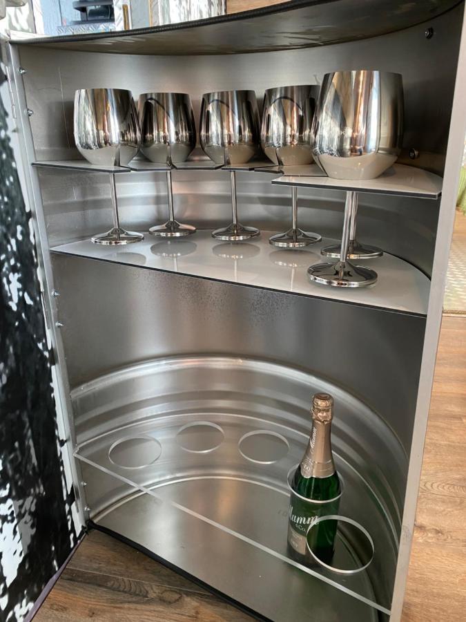 Gleis 2, Waggon Mit Ofen, Optional Mit Whirlpool Und Sauna Dahlem  Bagian luar foto