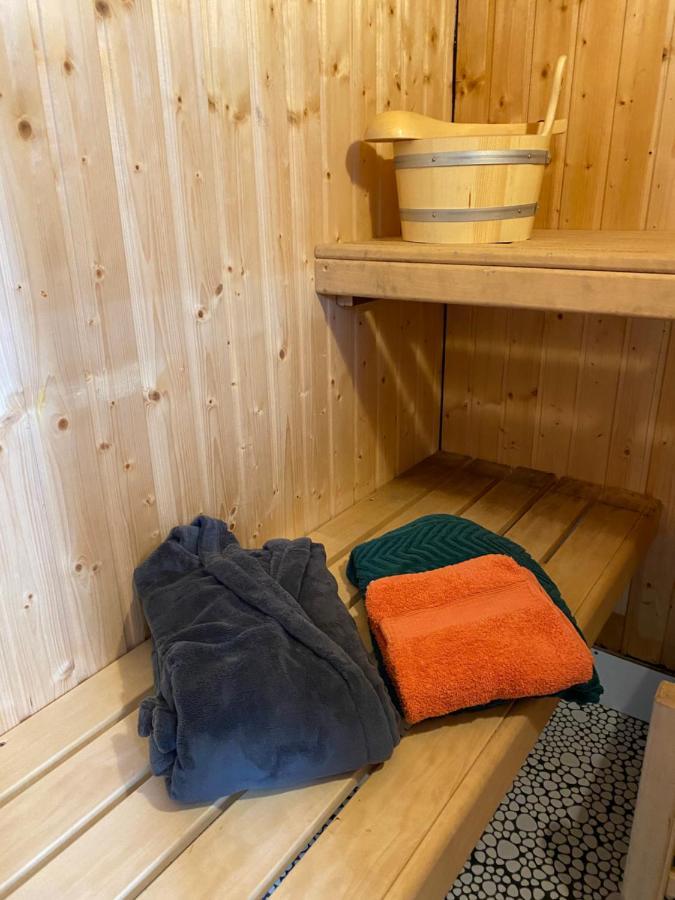 Gleis 2, Waggon Mit Ofen, Optional Mit Whirlpool Und Sauna Dahlem  Bagian luar foto